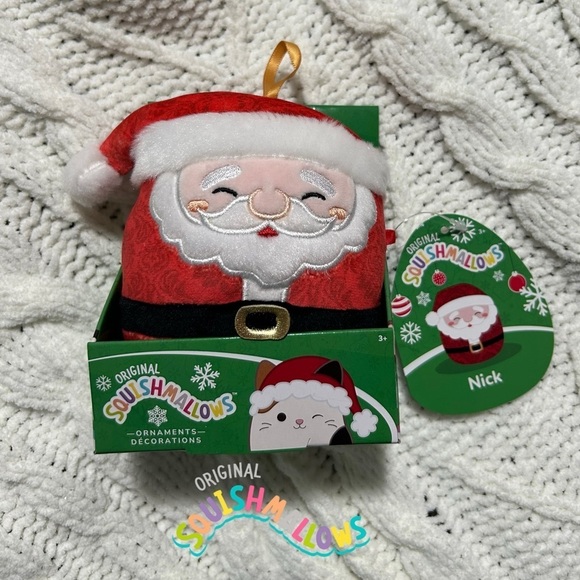 Squishmallows Nick the  Santa Claus Plush - Picture 1 of 5